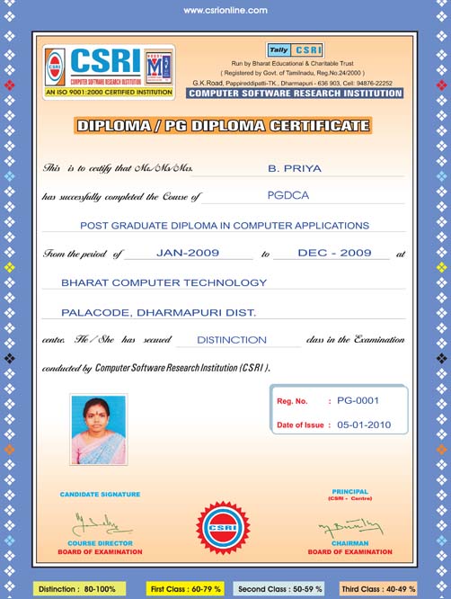 Certificate Sample